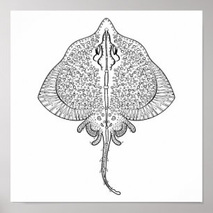 Póster Tótem inspirado 2 de la pastinaca