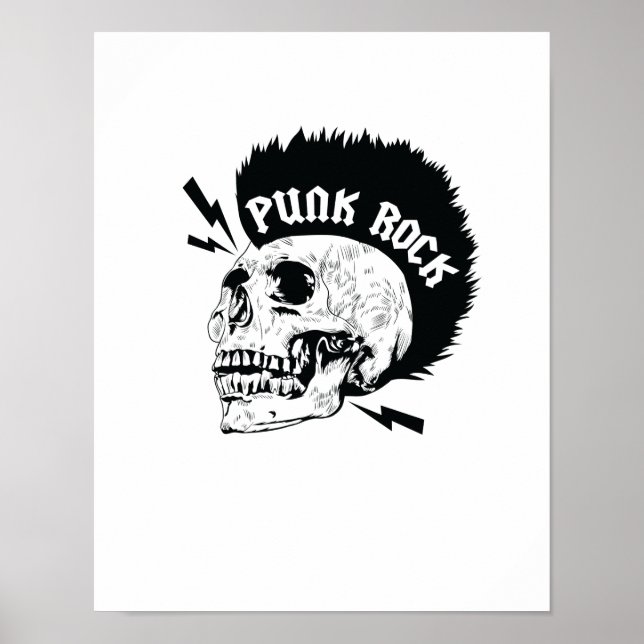 Póster Totenkopf "Rock del Punk" (Frente)