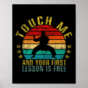 Póster Touch Me Y Tu Primera Lección Es Gratuita Gratuita