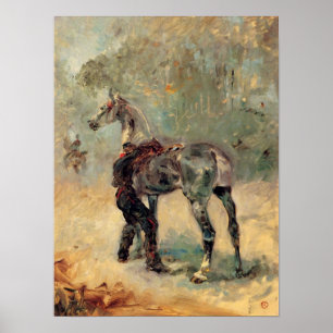 Póster Toulouse-Lautrec - Artilleryman y su caballo