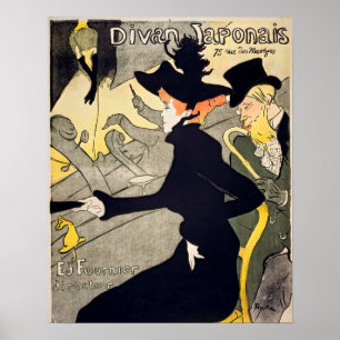 Póster Toulouse-Lautrec - Divan Japonais