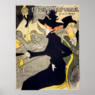 Póster Toulouse-Lautrec - Divan Japonais