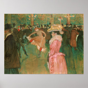 Póster Toulouse-Lautrec - El Baile