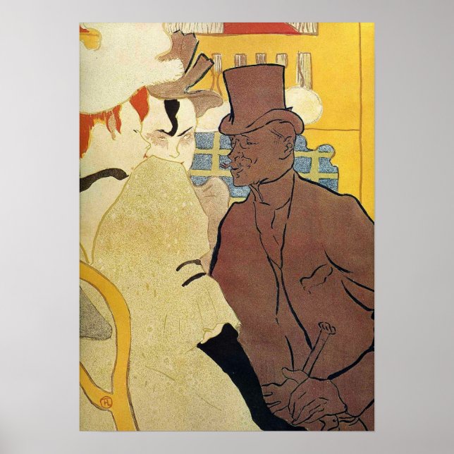 Póster Toulouse-Lautrec - El inglés 1892 (Frente)