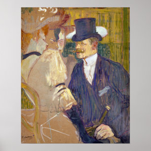 Póster Toulouse-Lautrec - El inglés en el Rouge