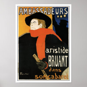 Póster Toulouse-Lautrec: Embajadores