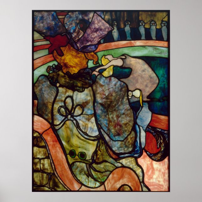 Póster Toulouse-Lautrec - En El Nuevo Circo Papa Chrysan. (Frente)