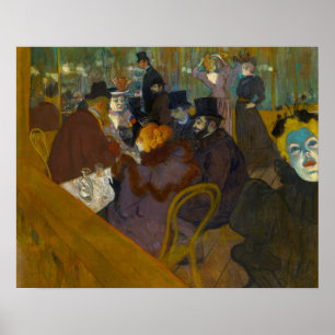 Póster Toulouse-Lautrec - En el Rouge