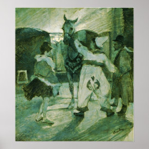 Póster Toulouse-Lautrec - Entre Bastidores en el Circo