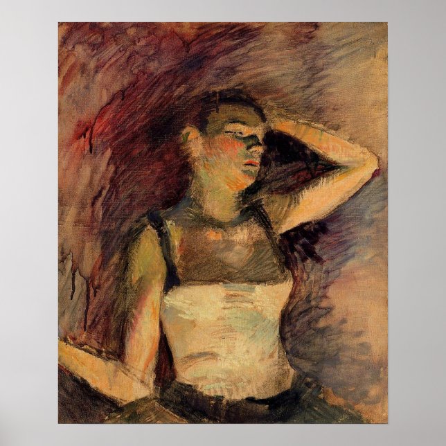 Póster Toulouse-Lautrec - Estudio De Una Bailarina 1888 (Frente)