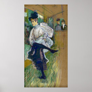 Póster Toulouse-Lautrec - Jane Avril Dancing