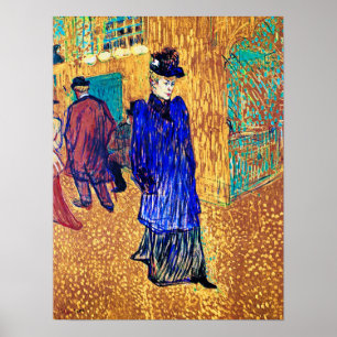 Póster Toulouse Lautrec: Jane Avril deja la R.