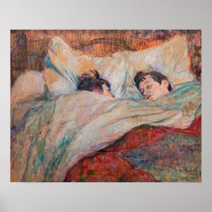 Póster Toulouse-Lautrec - La Cama