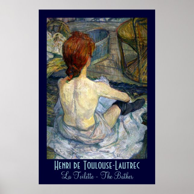 Póster Toulouse-Lautrec: La Toilette (Frente)