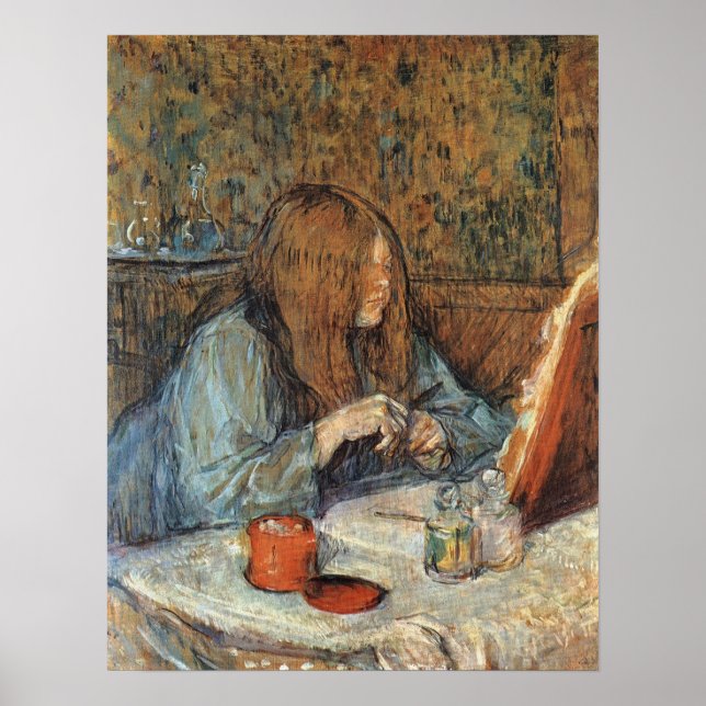 Póster Toulouse-Lautrec - Madame Poupoule En Su Dressin.. (Frente)