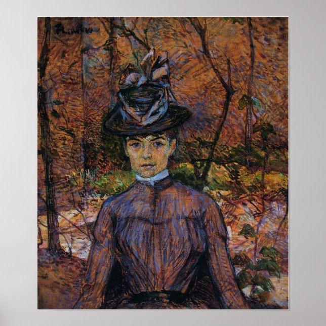 Póster Toulouse-Lautrec - Madame Suzanne Valadon (Frente)