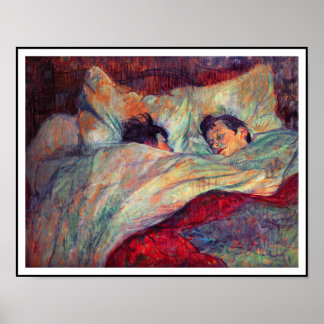 Póster Toulouse-Lautrec - Pareja En Cama