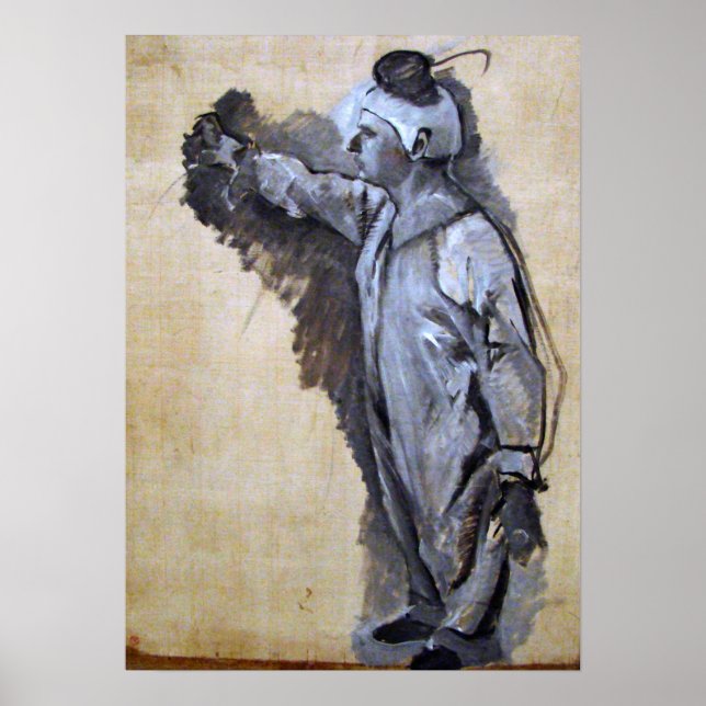 Póster Toulouse-Lautrec - Payaso 1886 (Frente)