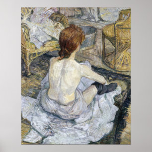 Póster Toulouse-Lautrec - Rousse / El Tocador