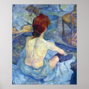 Póster Toulouse-Lautrec - Rousse the Toilet