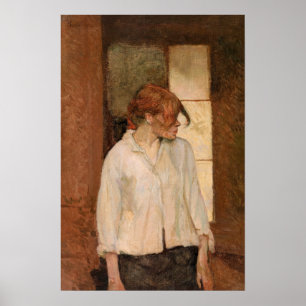 Póster Toulouse-Lautrec - Un Montrouge, Rosa La Rouge