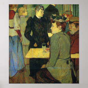 Póster Toulouse-Lautrec - Una esquina del Moulin