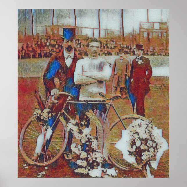 Póster Tour De France 1903 Ganador Maurice Garin Digital (Frente)