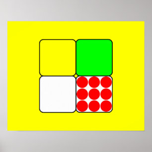 Póster Tour de France Jerseys 3 Amarillo