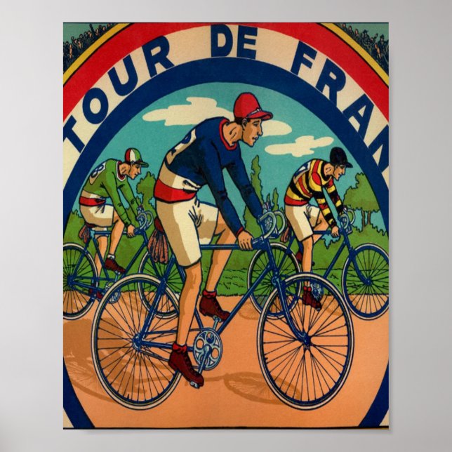 Póster Tour De France Vintage (Frente)