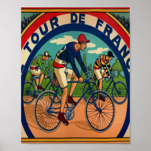 Póster Tour De France Vintage