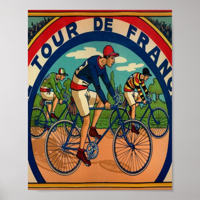 Póster Tour De France Vintage (Frente)