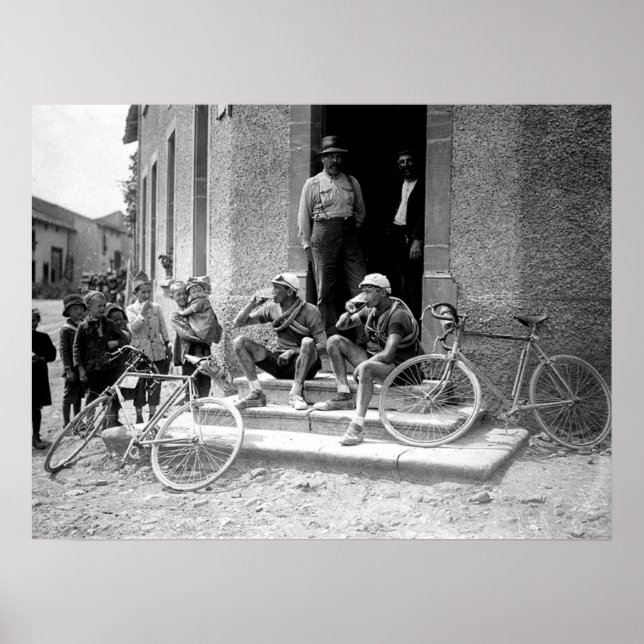 Póster Tour de Francia 1921 después de la etapa de cervez (Frente)