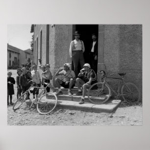 Póster Tour de Francia 1921 Después de la Etapa Tiempo de