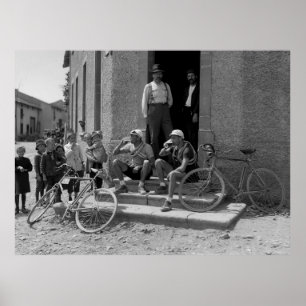 Póster Tour de Francia 1921 Después de la Etapa Tiempo de
