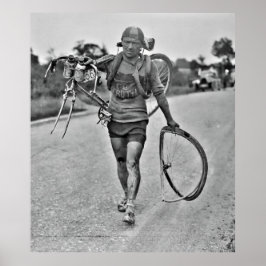 Póster Tour de Francia 1928 Fase 7 Giusto Cerutti italian