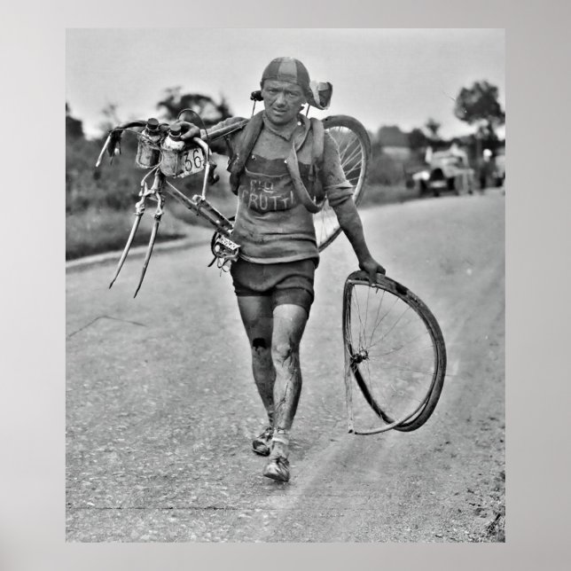 Póster Tour de Francia 1928 Fase 7 Giusto Cerutti italian (Frente)