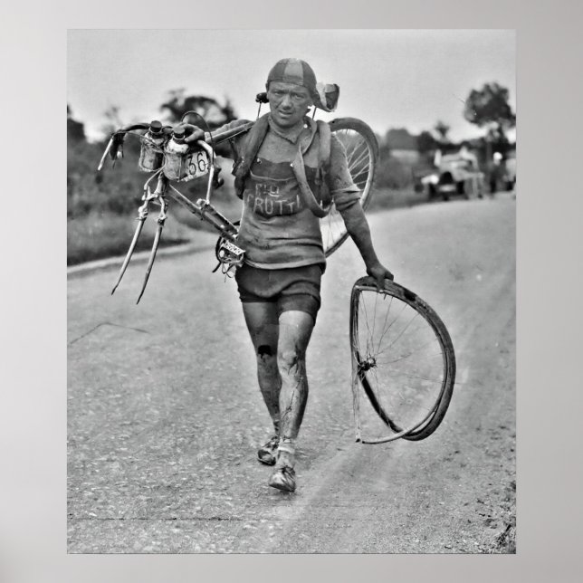 Póster Tour de Francia 1928 Fase 7 Giusto Cerutti italian (Frente)