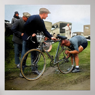 Póster Tour de Francia 1928 Raymond Decorte Color Redux