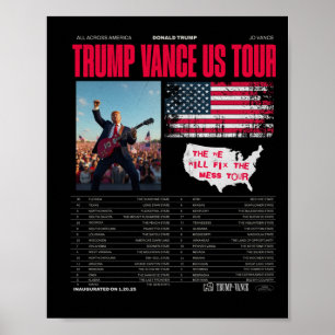 Póster Tour de Trump Vance