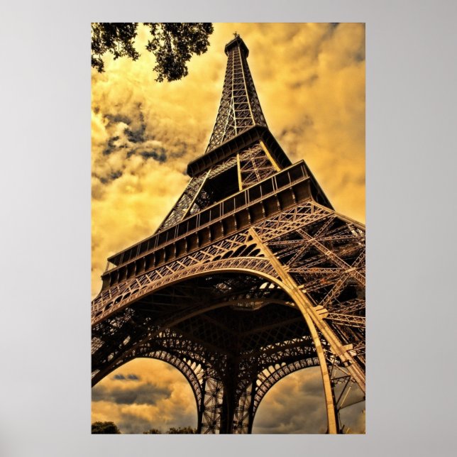 Póster Tour Eiffel París Poster Francia (Matte) (Frente)