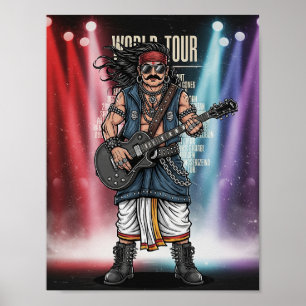 Póster Tour Mundial de King Mahabali Concierto divertid
