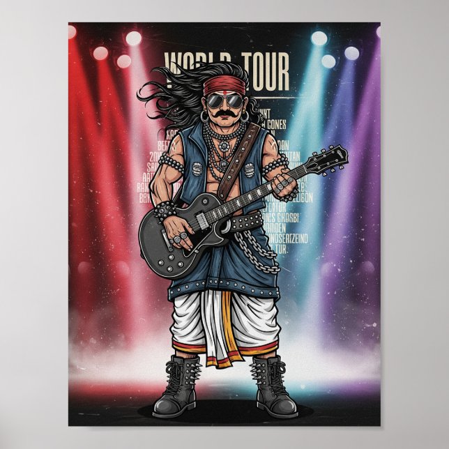 Póster Tour Mundial de King Mahabali | Concierto divertid
