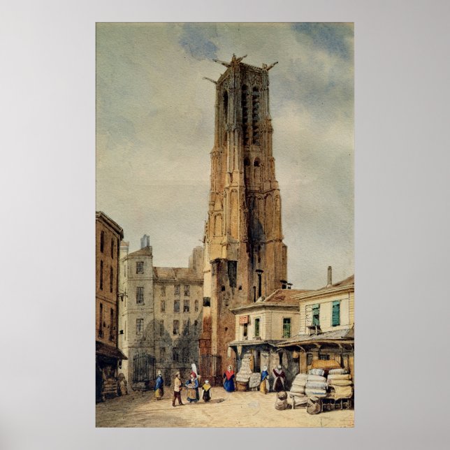 Póster Tour Saint-Jacques (Frente)