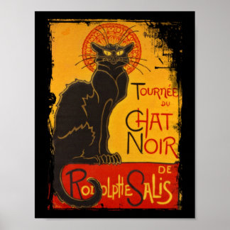 Póster Tournee du Chat Noir