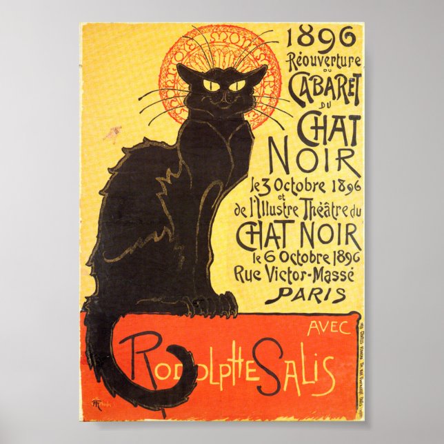 Póster Tournée du Chat Noir (Frente)