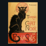 Póster Tournee Du Chat Noir (el gato negro)<br><div class="desc">Le Chat Noir fue un establecimiento de entretenimiento del siglo XIX situado en el bohemio distrito de Montmartre, en París. Abrió sus puertas el 18 de noviembre de 1881 en el Boulevard 84 de Rochechouart, por el impresario Rodolphe Salis, y cerró sus puertas en 1897 poco después de la muerte...</div>