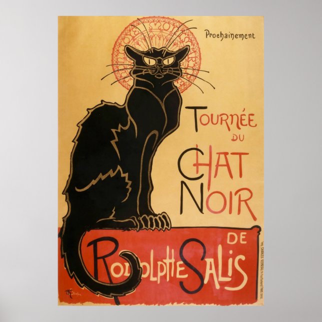 Póster Tournee Du Chat Noir (el gato negro) (Frente)
