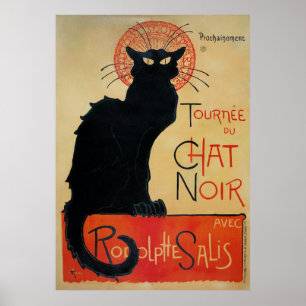 Póster Tournee du Chat Noir Theophile Steinlen