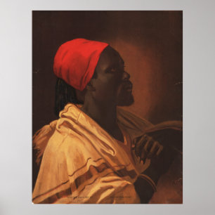 Póster Toussaint L'Ouverture de George DeBaptiste (1870)