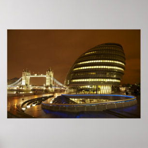 Póster Tower Bridge, and Greater London Authority